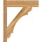 Ekena Millwork Olympic Block Rough Sawn Outlooker, Western Red Cedar, 6"W x 22"D x 26"H OUT06X22X26OLY05RWR - alternate 4